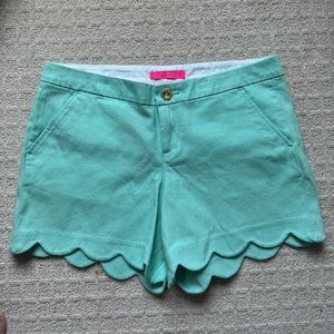 Lilly Pulitzer Buttercup Stretch Short in Resort Aqua Size 8 Never Worn